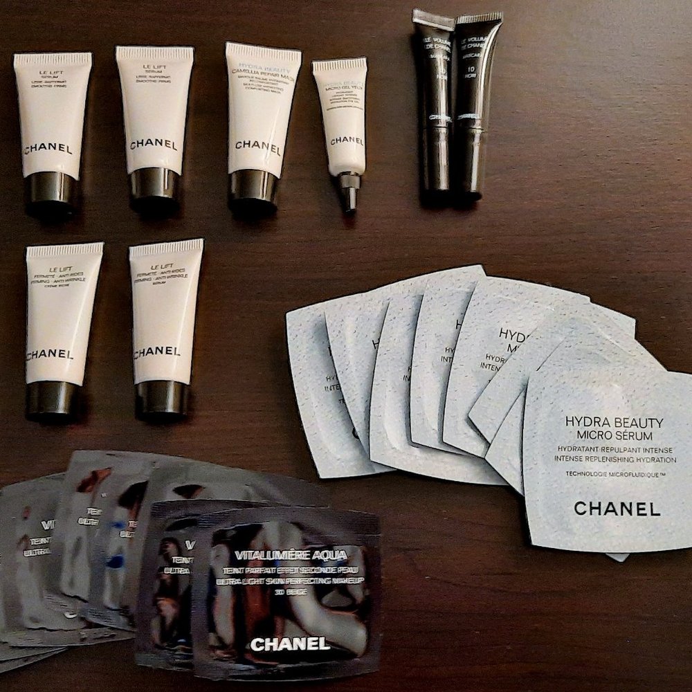 CHANEL Skincare & Mascara Sample Size Bundle